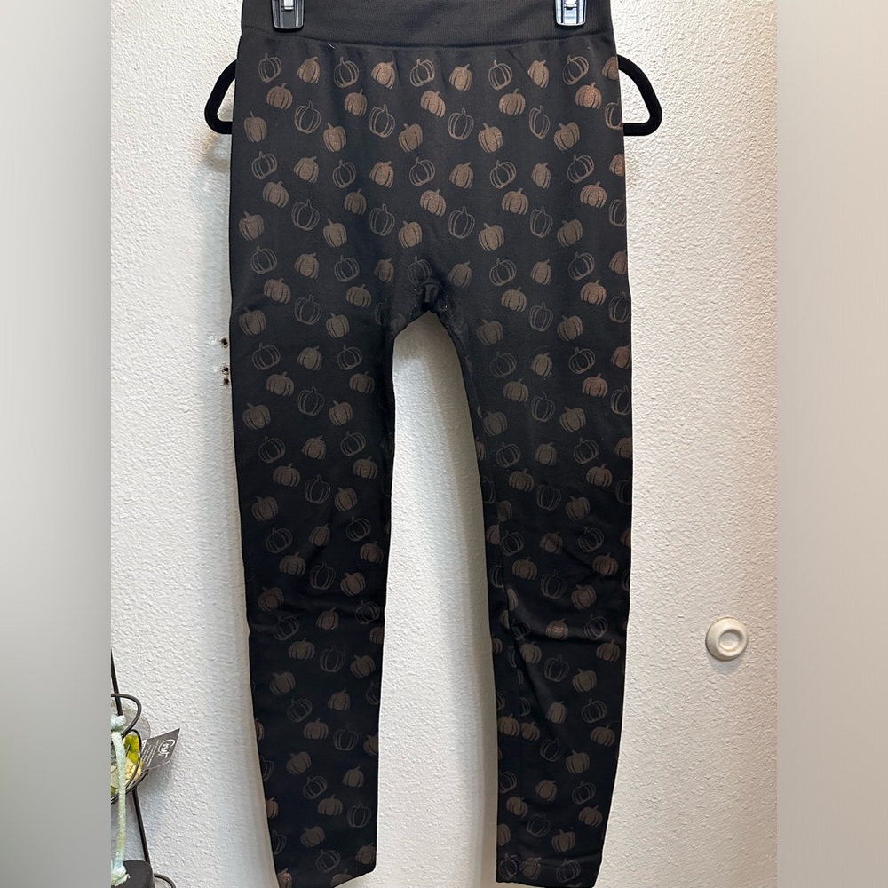 Pumpkin Print Leggings